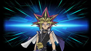 Yami Yugi, The Powerful Duelist Preparing For An Epic Battle Wallpaper