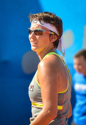 Yaroslava Shvedova Squinting Wallpaper