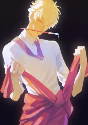 Yatora Yaguchi Immersed In Painting Wallpaper