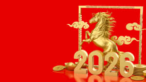 Year Of The Horse 2026 Wallpaper