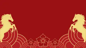 Year Of The Horse Celebration Wallpaper
