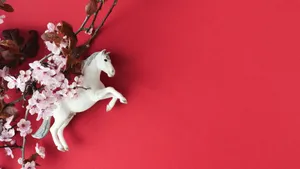 Year Of The Horse Celebration Wallpaper