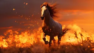 Year Of The Horse Power Wallpaper