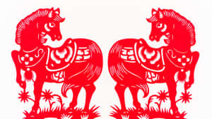 Year Of The Horse Symbol Wallpaper