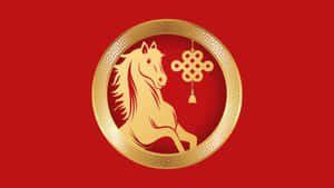 Year Of The Horse Symbol Wallpaper
