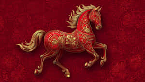 Year Of The Horse Symbol Wallpaper