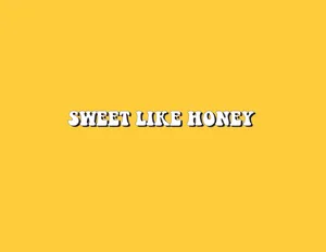 Yellow Aesthetic Laptop Sweet Like Honey Wallpaper