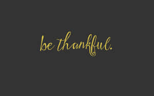 Yellow And Gray Thankful Desktop Theme Wallpaper