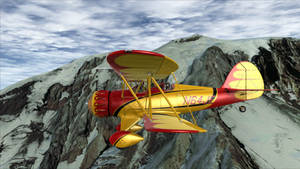 Yellow And Red Hd Plane Wallpaper