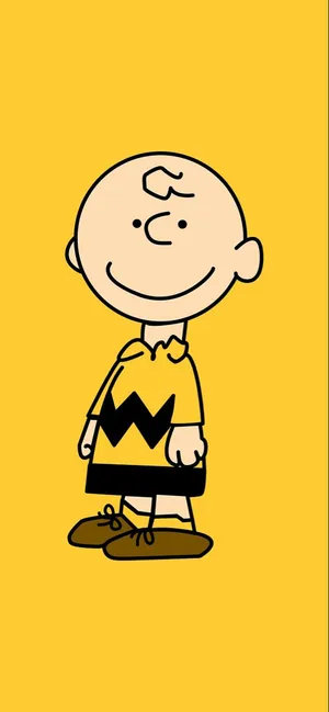 Yellow Art Charlie Brown Wallpaper