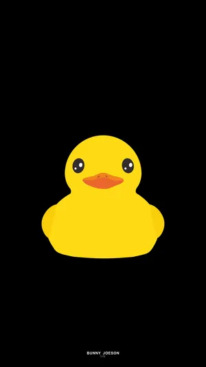 Yellow Baby Duck Wallpaper
