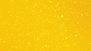 Yellow Background With Drops Of Water Wallpaper