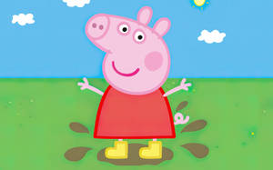 Yellow Boots Peppa Pig Ipad Wallpaper