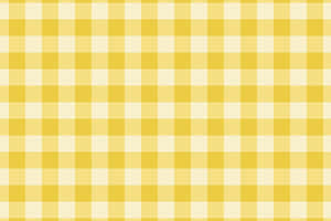 Yellow Checkered Pattern Wallpaper