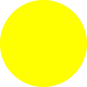 Yellow Circle On A White Background Wallpaper