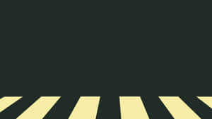 Yellow Crosswalk Minimal Background Wallpaper