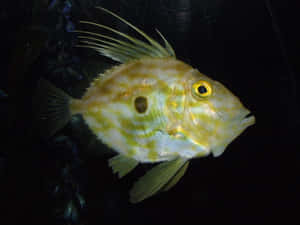 Yellow Doryfish Underwater Wallpaper
