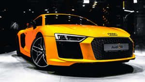 Yellow Extravagant Audi R8 Wallpaper