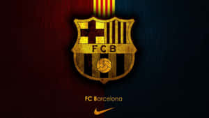 Yellow Fc Barcelona Logo Desktop Wallpaper