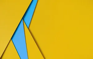 Yellow Geometric Abstract Wallpaper Wallpaper