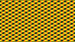 Yellow_ Geometric_ Pattern_ Background Wallpaper