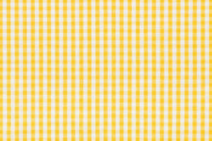 Yellow Gingham Pattern Wallpaper