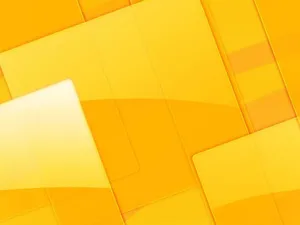 Yellow Glass Squares Wallpaper