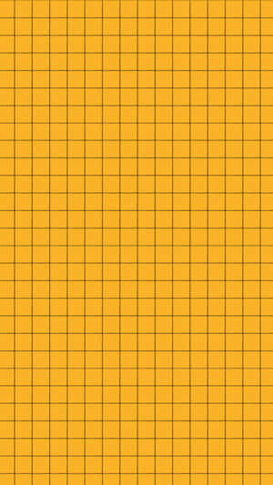 Yellow Grid Pattern Background Wallpaper