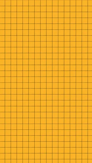 Yellow Grid Pattern Background Wallpaper