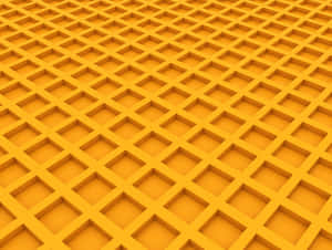 Yellow Grid Pattern Wallpaper