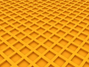 Yellow Grid Pattern Wallpaper