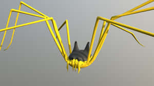 Yellow Harvestman3 D Model Wallpaper