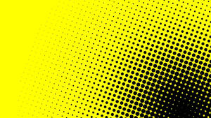 Yellow Hd Halftone Texture Wallpaper