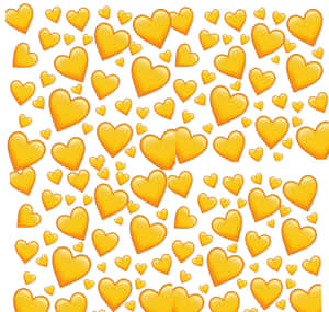 Yellow Heart Wallpaper Wallpaper