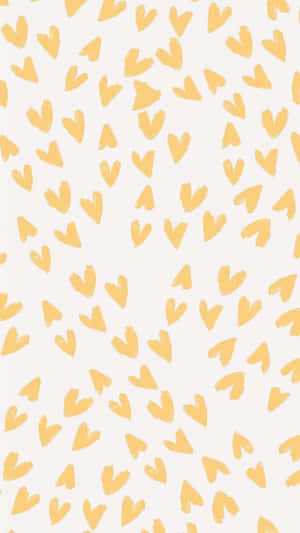 Yellow Heart Wallpaper Wallpaper