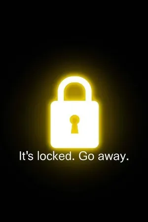 Yellow Lock Funny Lock Screen Wallpaper