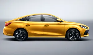 Yellow M G5 Sedan Profile View Wallpaper