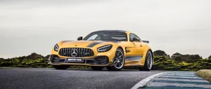 Yellow Mercedes Amg Car 4k Wallpaper