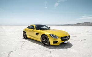 Yellow Mercedes Amg Gt Wallpaper