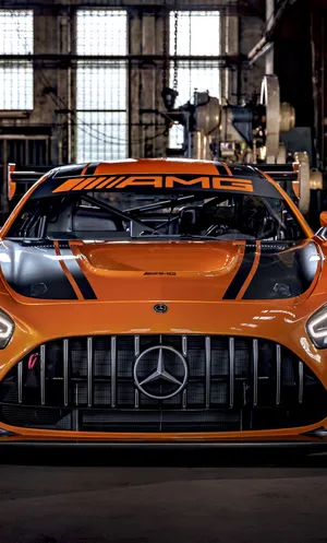 Yellow Mercedes-amg Iphone Wallpaper