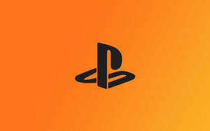 Yellow Orange Ps4 Logo Wallpaper