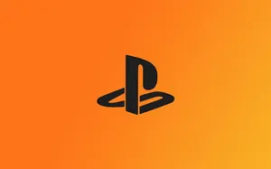Yellow Orange Ps4 Logo Wallpaper