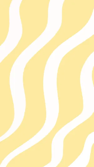 Yellow Pastel Minimalist Abstract Wallpaper