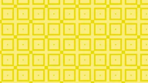 Yellow Square Pattern Wallpaper