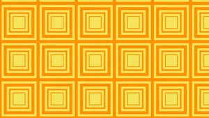 Yellow Square Pattern Background Wallpaper