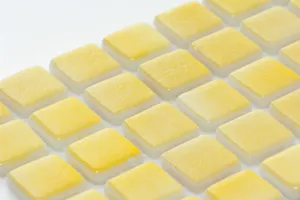 Yellow Square Pattern Texture Wallpaper