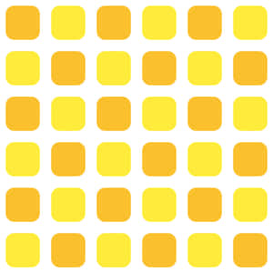 Yellow Squares Pattern Wallpaper