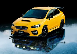 Yellow Subaru Wrx Sti 4k Wallpaper