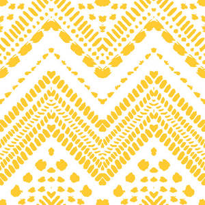 Yellow Tribal Pattern Wallpaper