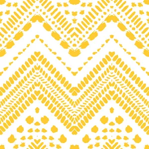 Yellow Tribal Pattern Wallpaper